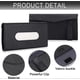 thumbnail image 2 of Car Sun Visor Tissue Box, Leather Car Sun Visor Accessories Tissue Holder Clip, Leather Tissue Storage Containers (Black), 2 of 5