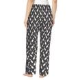 thumbnail image 2 of Bixox Women's Bowling Pins Patterned Pajama Pants Loungewear, 2 of 5