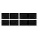 thumbnail image 1 of Manteles Individuales Injueey 4 Piezas Lino Lavables Negro 2Conjunto, 1 of 6