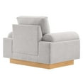 thumbnail image 4 of Modway Oasis Upholstered Fabric Armchair in Light Gray, 4 of 9