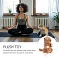 thumbnail image 2 of Soimiss Durable Brown Plush Pet Molar Toy with Whistle for Interactive Dog Play  Perfect for Teeth Cleaning, 2 of 3