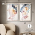 thumbnail image 5 of Bright Brush Palette Duo Shadowbox Print Living Room Wall Art by Art Remedy, Blonde Frame, 24 x 36, 5 of 6