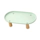thumbnail image 4 of Comedero elevado con soporte para cuencos de comida y agua para gatos y perros. Verde 31cmx17cm, 4 of 9