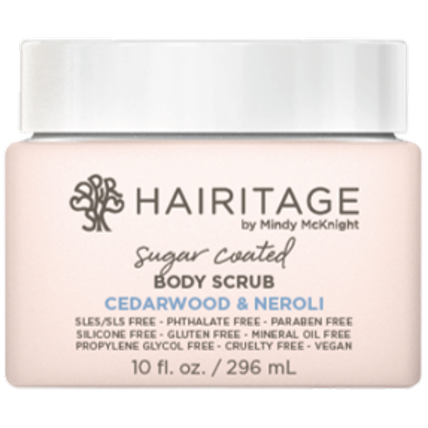 Hairitage Sugar Coated Cedarwood & Neroli Scented Exfoliating Body