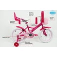 thumbnail image 4 of Micargi 16" inch Girl Kids Bike with Basket Girls with Training Wheels 4 5 6 7 Year Princess Toddler Barbie Pink, 4 of 7