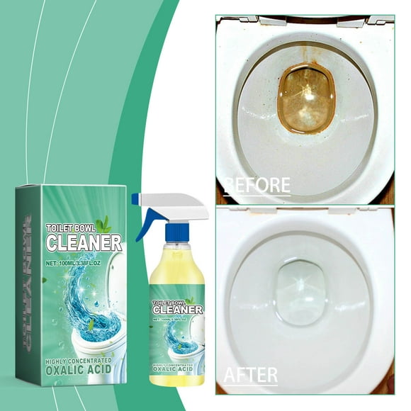 LutIedan Toilet Bowl Cleaner 100ml Bathroom Tile Grout Scale Remover for Limescale Rust and Hard Water Stain Removal