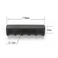 thumbnail image 6 of Arkzeo 2Pcs Wheelbarrow Rubber Handles, Round Tubes Black Replacement Universal Handles 118 x 22mm, 6 of 7