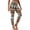 Aztec Cowboy Horse Cactus Western Geometric, variant on Xoenoiee Brown Giraffe Print Workout Leggings for Women