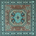 thumbnail image 1 of Ahgly Company Indoor Square Persian Light Blue Traditional Area Rugs, 6' Square, 1 of 4