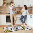 thumbnail image 5 of Retro Honey Bees Wildflowers Kitchen Mat Set of 2 Anti-Fatigue Kitchen Rug Set Non Slip Foam Cushioned Kitchen Runner Rugs and Mats Comfort Standing Mat for Farmhouse Doormat Laundry, 5 of 6