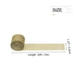 thumbnail image 2 of Uxcell Crepe Paper Streamer 32ft Long 1.37 Inch Wide, Gold Tone 12 Pack, 2 of 5