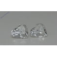 thumbnail image 3 of Heart Diamond Stud Earrings 14k White Gold (0.98 Ct,I Color,VS1-VS2 Clarity), 3 of 3
