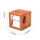thumbnail image 3 of Caja de fotos personalizada de madera con manivela manual | Marco giratorio de mini álbum | Regalo personalizado para el aniversario de boda de una pareja | Veta natural de madera, detalles en latón, 3 of 6