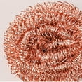 thumbnail image 4 of 5pc Copper Sponge Scrubbers - Kitchen Cleaning Tools with Stainless Steel Wool, Scouring Pads for Pots, Dishes & Cookers, 4 of 10