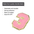 thumbnail image 3 of 4 Packs Glitters Chenille Number Patches 8.4cm / 3.3" Embroidery Numbers Patches for T-Shirt, Hats, Bags (Pink, 5), 3 of 6