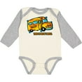 thumbnail image 3 of Inktastic How I Roll School Bus Boys or Girls Long Sleeve Baby Bodysuit, 3 of 5