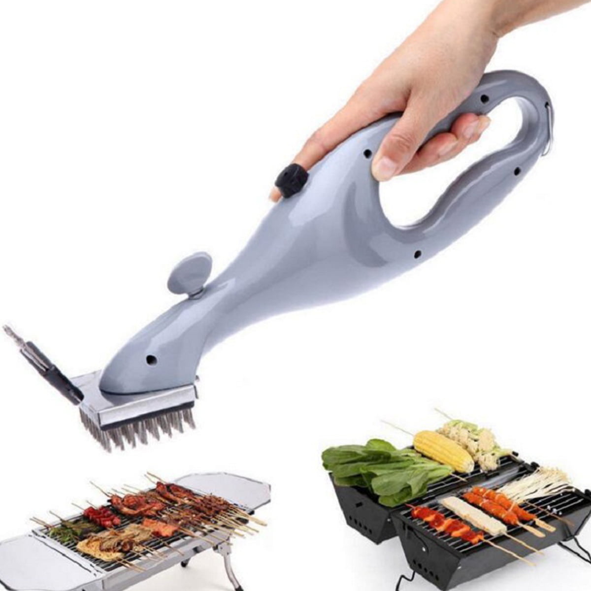 BBQ Grill Brush Scrubber Barbecue Cleaning Tool Stainless Steel Wire3CS 