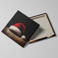 thumbnail image 2 of Santa Hat Print, Christmas Canvas Wall Art, Vintage Santa Wall Décor for Living Room Bedroom, Xmas Wall Decor Print Rustic Christmas Art Vintage Xmas Pictures Poster (16x16 Inches), 2 of 6