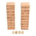 thumbnail image 2 of Tumble Tower Game bloques de construcción de madera 108 piezas de tacto suave para interiores y exteriores para niños familia y adultos ANGGREK Otros, 2 of 8