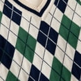 thumbnail image 6 of Boys Girls Sweater Vest Unisex Knitted Casual Argyle Plaid Uniform Vest for Little Girls Boys Childrens Kids, 6 of 9