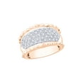 thumbnail image 1 of Diamond Wedding Band in 10K Rose Gold (1/2 cttw) (I-Color, SI3/I1-Clarity) (Size-5.5), 1 of 2