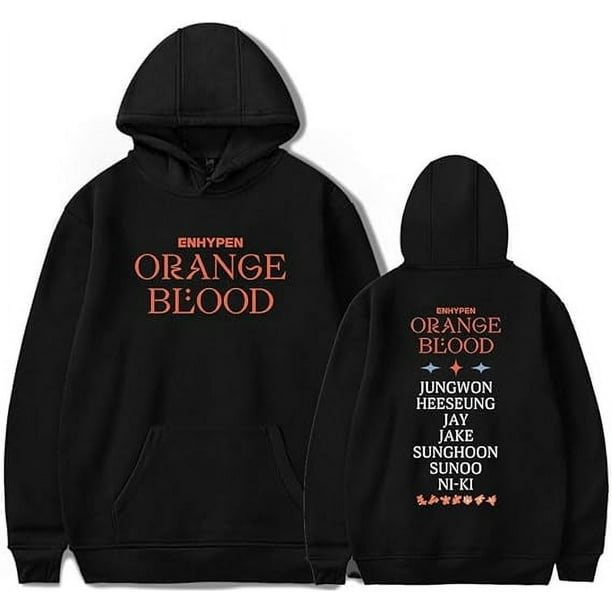 Kpop Enhypen Merch En World Tour Fashion Hoodie Long Sleeve