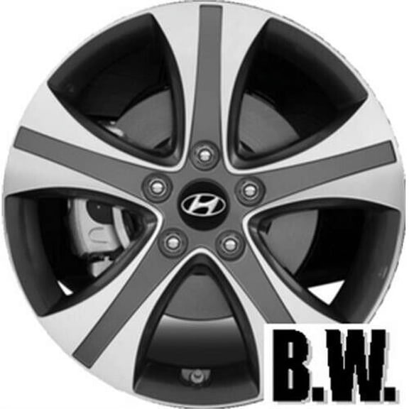17in Wheel for HYUNDAI ELANTRA 2013-2016 CHARCOAL Reconditioned Alloy Rim