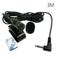 thumbnail image 1 of 3m Car Audio Microphone 3.5mm Clip Jack Plug Cable Mic Stereo Mini Wired External Microphone For Auto DVD Radio Professionals, 1 of 1