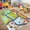 3' x 4', variant on Rug Play Mat for , 4' x 5' Town Country Barn Track Road Carpet, Non-Slip Machine Washable Rugs Four Seasons Farm Theme Traffic Mat for Room Bedroom Safe Area