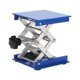 thumbnail image 1 of Tijeras de laboratorio de aleación de aluminio de 4 pulgadas / Almohadilla de mesa elevadora plegable Control de altura Ideal para Worki azul, 1 of 1
