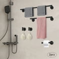thumbnail image 3 of 10Pcs Bathroom Accessories Set, Toilet Paper Holder, Towel Hook, Wall-Mounted Towel Bar Set, Bathroom Towel Bar Set, 3 of 24