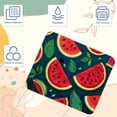 thumbnail image 3 of Watermelon 8.3x9.8 Inch Square Non-Slip Rubber Bottom Printed Mouse Pad, Desk Pad for Office and Gaming, 3 of 6