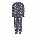 thumbnail image 5 of HOMBOM Christmas Pajamas for Women One Sets Sleepwear Soft Plus Size Nightwear Ladies Lounge Sets Long Sleeve Sets, 5 of 6