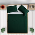 thumbnail image 2 of IR Imperial Rooms 2-Piece Bedspread Microfiber Reversible Quilt Set with Pillow Sham, Twin, Emerald Green, 2 of 12