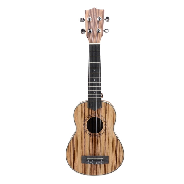 Kit De Ukelele Soprano, Pintura Segura De Resonancia Clara De Tono Fuerte, Ukelele Soprano De 21 Pulgadas Con Afinador Para Cumpleaños