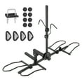 thumbnail image 1 of VEVOR Hitch Mount Bike Rack, 2-Bike Platform Style, 160 LBS Max Capacity Bike Rack Hitch for 2-inch Receiver, Titling and Folding Bike Carrier with Tires up to 5" Wide, for Car, SUV, Truck, RV, 1 of 9