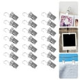 thumbnail image 2 of Shisuyan 120pcs Curtain Hook Clips Curtain Hanging Clips Iron Curtain Fixators Show Curtain Clamps, 2 of 8