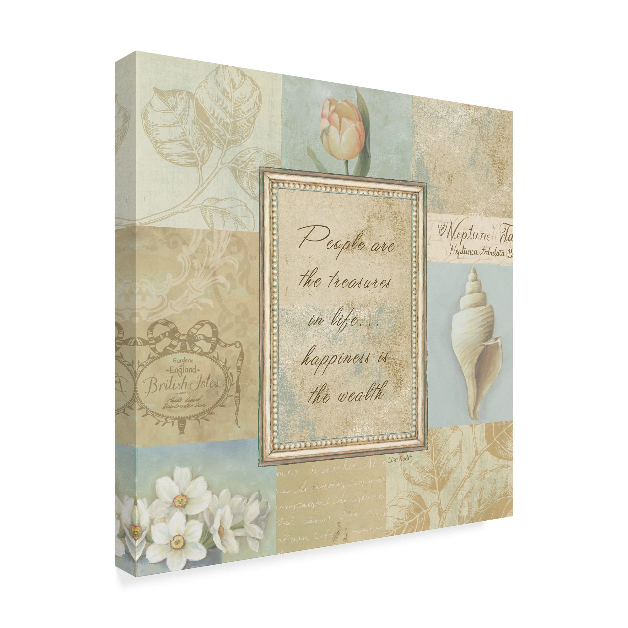 Trademark Fine Art 'Tranquil Bath III' Canvas Art by Lisa Audit