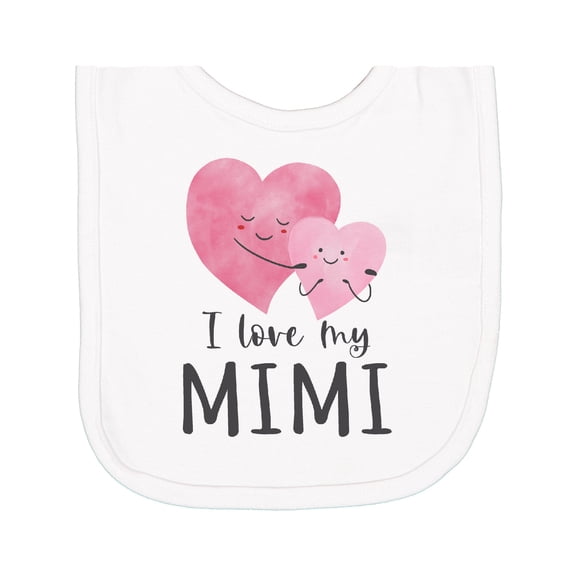 Inktastic I Love My Mimi Newborn Bib