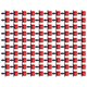 thumbnail image 1 of Gotero de riego, 100 piezas de riego por goteo por goteo de 8 orificios Aspersor de riego construido para durar, 1 of 8