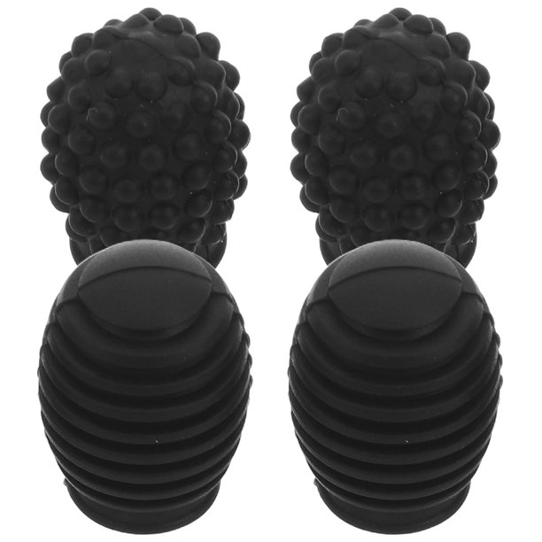 UPGRATOR 4Ud Fundas Silicona De Baqueta Para Silenciosa Con Textura Granulada Y Espiral