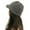 Gray, variant on Diufon Women's Winter Wool Wide Brim Hat Thickened Warm Knitted Hats Ladies Casual Outdoor Windproof Cap