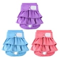 thumbnail image 1 of Pañales para perros Mengelina, reutilizables, lavables, para mujer, paquete de 3, talla S, 1 of 7