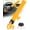 Yellow, variant on Steering Wheel Lock - Heavy Duty Antitheft Device and Car Security Lock with Adjustable Locking and 3 Keys - Great Vehicle and Truck Deterrent