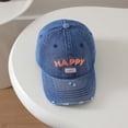 thumbnail image 5 of ZHOGXU Kids Letter Baseball Cap Adjustable Boy Girl Sun Hat Outdoor Play Wear, 5 of 9