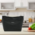 thumbnail image 3 of Unique Bargains 1 Pc Durable Handheld Lunch Bag Black, 3 of 5