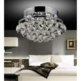thumbnail image 2 of Cwi Lighting Queen 4 Light Flush Mount With Chrome Finish, 2 of 2