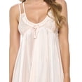 thumbnail image 5 of Casual Nights Women's Satin Lace Camisole Nightgown, 5 of 5