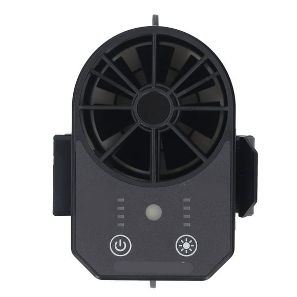 Ventilador De Cintura, Ventilador De Cinturón Ajustable De 4 Velocidades Recargable Con USB Con Luz LED Para Actividades Al Aire Para Acampar