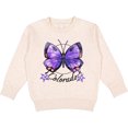thumbnail image 2 of Inktastic Colorado State Butterfly and Flowers Toddler Sweatshirt, 2 of 4